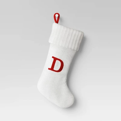 Knit Monogram Christmas Stocking White - Wondershop™ 8 Knit Monogram Christmas Stocking White - Wondershop™ - Image 6