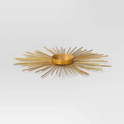 3pc Tealight Metal Burst Christmas Candle Holder Set Gold - Wondershop™ -Wondershop GUEST 01e43bea aea3 4f9b 8a64 fb09d0a37dd2
