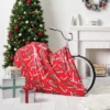 80” X 38"x18" Candy Canes On Red Christmas Gift Sack - Wondershop™