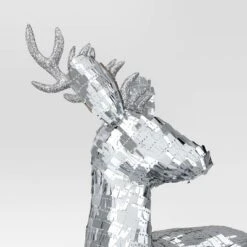 Christmas Silver Sitting Deer Decor - Wondershop™ -Wondershop GUEST 07dfe9c6 3b6f 448f a7de 661a8f3c39c3