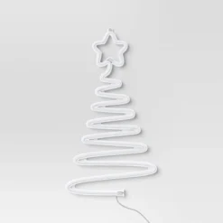 LED Animated Neon Christmas Tree Hangable Sign Yellow/Green - Wondershop™ 6 LED Animated Neon Christmas Tree Hangable Sign Yellow/Green - Wondershop™ -Wondershop GUEST 0803dfe9 269f 439a 9e82 3a64a6e3aeb3