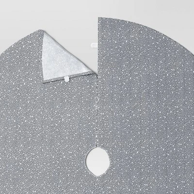 48" Sequined Fabric Christmas Tree Skirt Silver - Wondershop™ 5 48" Sequined Fabric Christmas Tree Skirt Silver - Wondershop™ - Image 3