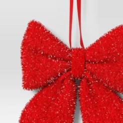 6.5" Christmas Tinsel Bow Ornament Red - Wondershop™ -Wondershop GUEST 0e3ebee8 c063 4713 bf0b e387dd2cd506