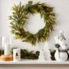28" Pre-lit Mixed Greenery Artificial Christmas Wreath LED Warm White Lights - Wondershop™ -Wondershop GUEST 10dfa70f 6021 46db 8a32 0a8e077cc385