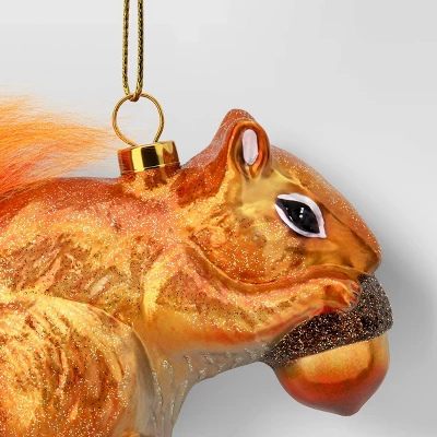 3.5" Christmas Glass Squirrel Ornament - Wondershop™ 4 3.5" Christmas Glass Squirrel Ornament - Wondershop™ - Image 2