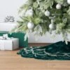 48" Christmas Dia Art Deco Embellished Soft Velvet Tree Skirt Green - Wondershop™ -Wondershop GUEST 12affb10 e877 485d 8bc1 1a56d521db60