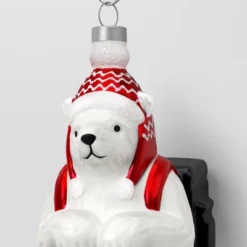 Christmas Glass Delivery Bear Ornament - Wondershop™ 5 Christmas Glass Delivery Bear Ornament - Wondershop™ -Wondershop GUEST 14860bbe 560a 4698 8dd6 2107951f6c76