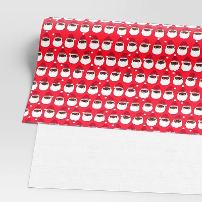 40” 125 Sq Ft Christmas Roll Wrap Santa - Wondershop™ 4 40” 125 Sq Ft Christmas Roll Wrap Santa - Wondershop™ - Image 2