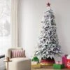 7.5' Pre-Lit Flocked Balsam Artificial Christmas Tree With Power Pole And Foot Pedal - Wondershop™ -Wondershop GUEST 2410148c 2208 4c0c 8b97 a34b890198a0