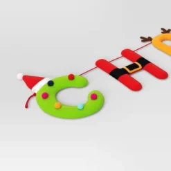 6' Colorful Fabric 'Christmas' Decorative Wall Garland - Wondershop™ -Wondershop GUEST 2465c1b7 472c 43e3 84c0 e13ad88c8dca