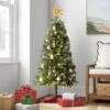 12" Lit-Plastic Gold Glitter Starburst Clear Incandescent Lights Christmas Tree Topper - Wondershop™ -Wondershop GUEST 28181088 3e8f 42ff 9704 ab68508018f0