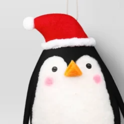 Christmas Felted Wool Penguin Ornament With Santa Hat - Wondershop™ -Wondershop GUEST 28789f37 a238 4317 8ada 0857913d6244