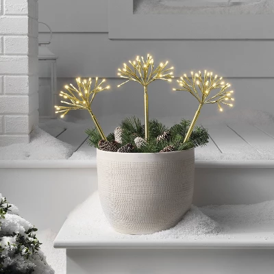 18" LED Gold Starburst Christmas Novelty Sculpture Light Warm White - Wondershop™ 3 18" LED Gold Starburst Christmas Novelty Sculpture Light Warm White - Wondershop™