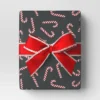 40" 220 Sq Ft Christmas Roll Wrap Candy Canes On Black - Wondershop™ 2 40" 220 Sq Ft Christmas Roll Wrap Candy Canes On Black - Wondershop™ -Wondershop GUEST 3245d12f bc59 417d 81b6 1277c0efbd33