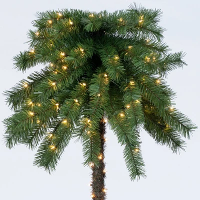 6ft Pre-Lit Artificial Palm Tree Clear Lights - Wondershop™ 3 6ft Pre-Lit Artificial Palm Tree Clear Lights - Wondershop™