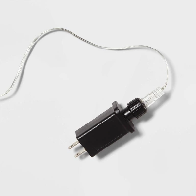 22.5" 287ct LED 3D Silver Star Dewdrop Christmas String Lights Warm White With Silver Wire - Wondershop™ 4 22.5" 287ct LED 3D Silver Star Dewdrop Christmas String Lights Warm White With Silver Wire - Wondershop™ - Image 2