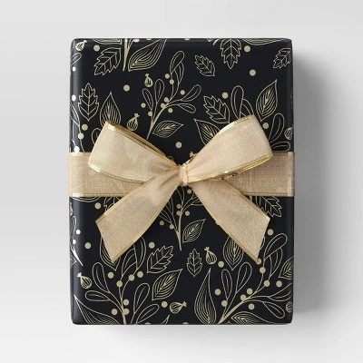 75' Christmas Fabric Ribbon Champagne Sheer - Wondershop™ 3 75' Christmas Fabric Ribbon Champagne Sheer - Wondershop™