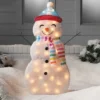 36" Incandescent Fabric Snowman Christmas Novelty Sculpture Light White - Wondershop™ -Wondershop GUEST 462f2c84 66c0 4ead bb73 757facce8b48