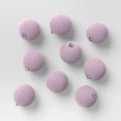 9ct 80mm Christmas Flocked Ball Ornament Set - Wondershop™ 22 9ct 80mm Christmas Flocked Ball Ornament Set - Wondershop™ -Wondershop GUEST 4ac453ed 8da5 45a2 a4e5 e744b3e245cb