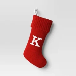 Knit Monogram Christmas Stocking Red - Wondershop™ -Wondershop GUEST 4da1cfe4 7b19 4689 aafd 826cc1d7deed