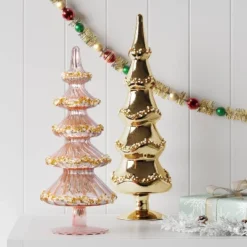 Wondershop 27 10.25" Christmas Glass Tree Pink - Wondershop™