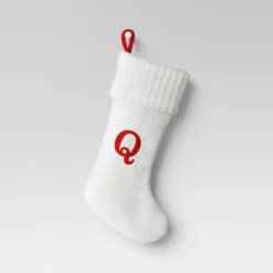 Knit Monogram Christmas Stocking White - Wondershop™ 40 Knit Monogram Christmas Stocking White - Wondershop™ -Wondershop GUEST 59f014a5 508e 4532 bdc8 9a4dc12ae57e