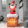 6' LED Animated Santa In Chimney Christmas Inflatable Decoration Red - Wondershop™: Festive Outdoor Display With Lights 2 6' LED Animated Santa In Chimney Christmas Inflatable Decoration Red - Wondershop™: Festive Outdoor Display With Lights -Wondershop GUEST 5e31b910 316c 4b95 aba6 7b365203b2b5