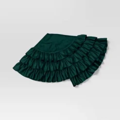 48" Velvet Tree Skirt With 3 Layers Of Ruffles - Wondershop™ -Wondershop GUEST 5fa7a90b 2702 4065 8ae2 fbbf93f20255