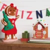 17.25" Fabric Gingerbread Woman Holding Tree Decorative Sculpture - Wondershop™ Brown -Wondershop GUEST 61b65659 1024 4595 b0d5 10fcf8ea353a