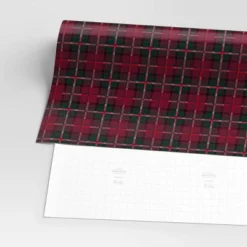 30” 90 Sq Ft Christmas Roll Wrap Tartan Plaid - Wondershop™ -Wondershop GUEST 64d04ae0 4243 4e98 8c15 ae1f5ee82d7c