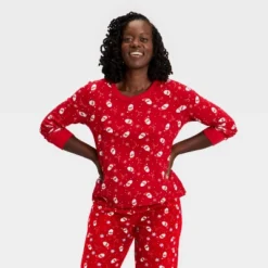 Women's Santa Print Ribbed Long Sleeve Holiday Matching Family Pajama Shirt - Wondershop™ Red 10 Women's Santa Print Ribbed Long Sleeve Holiday Matching Family Pajama Shirt - Wondershop™ Red -Wondershop GUEST 65adab42 0d8c 4997 a75e ee11145fdeee