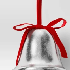Christmas Metal Bell Ornament Silver - Wondershop™ -Wondershop GUEST 67750816 c3fd 46f1 82bc e474b0a1fc89