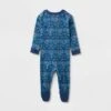 Baby Hanukkah Ribbed Holiday Matching Family Footed Pajama - Wondershop™ Blue -Wondershop GUEST 6a2ee06d cb56 4510 ad08 7e04d9fc69e1