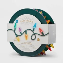 150ct LED C6 Faceted Christmas String Lights Spool Multicolor With Green Wire - Wondershop™ -Wondershop GUEST 6cc0fe1c c458 4d3c 927e 0b8622767b1c