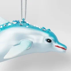 Christmas Glass Dolphin Ornament - Wondershop™ -Wondershop GUEST 70b0e2b2 4332 4ab1 b21e ac792ba719be