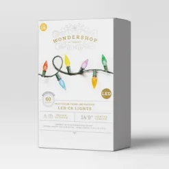 60ct LED Faceted C6 Christmas String Lights Twinkling With Green Wire - Wondershop™ 7 60ct LED Faceted C6 Christmas String Lights Twinkling With Green Wire - Wondershop™ -Wondershop GUEST 715e628a 22b0 438d 93a1 e5d836148bad
