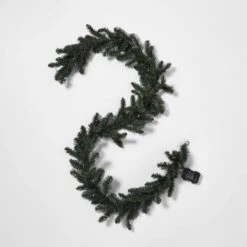 9' Battery Operated Pre-Lit Artificial Pine Christmas Garland Green With Dual Color LED Lights - Wondershop™ 6 9' Battery Operated Pre-Lit Artificial Pine Christmas Garland Green With Dual Color LED Lights - Wondershop™ -Wondershop GUEST 7bded9ab d575 48e6 ab99 09eb7a221327