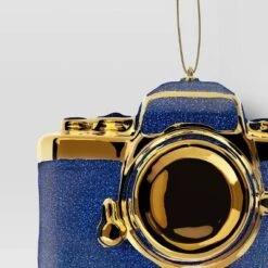 Christmas Blue Glass Camera Ornament - Wondershop™ 5 Christmas Blue Glass Camera Ornament - Wondershop™ -Wondershop GUEST 7e568000 c596 40eb bee3 9f40c2d9f2da