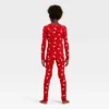 Kids' Ribbed Long Sleeve Shirt And Pants Holiday Matching Family Pajama Set - Wondershop™ Red -Wondershop GUEST 7f314940 0eec 4eee adf4 f5eb8fc46a5d