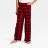 Kids' Plaid Microfleece Holiday Matching Family Pajama Pants - Wondershop™ Red/Black 2 Kids' Plaid Microfleece Holiday Matching Family Pajama Pants - Wondershop™ Red/Black -Wondershop GUEST 816ccb42 ab08 474f 86bc 93795818dfeb