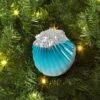 4.25" Christmas Plastic Scallop Ornament Aqua - Wondershop™ -Wondershop GUEST 83ebfdad b83f 4860 ac85 b55cd885647b