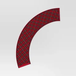 25'' Christmas Roll Up Plaid Tree Collar Red/Green - Wondershop™ -Wondershop GUEST 8a70d5ac 4387 4084 8738 8485cbda268e