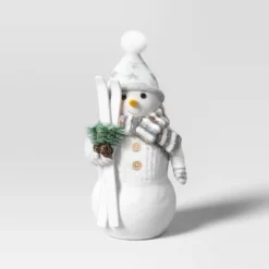19.25" Fabric Snowman Figurine With Skis - Wondershop™ White 7 19.25" Fabric Snowman Figurine With Skis - Wondershop™ White -Wondershop GUEST 8ac6c87b bc56 4c7f 8779 b663c4585a30