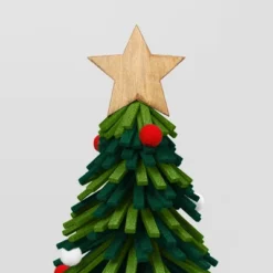 14.75" Christmas Fabric Tree Decor Green - Wondershop™ -Wondershop GUEST 8e698d23 a6c8 45bc b04b 466787cc75a2