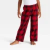 Toddler Plaid Microfleece Holiday Matching Family Pajama Pants - Wondershop™ Red/Black -Wondershop GUEST 8f5f9770 7ed0 4221 9fa7 d47b6c714f8b