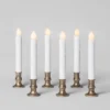 6ct Battery Operated LED Christmas Candolier Warm White With Brushed Silver Base - Wondershop™ -Wondershop GUEST 8fb43494 fdd7 4468 bd0a 55aabae72095