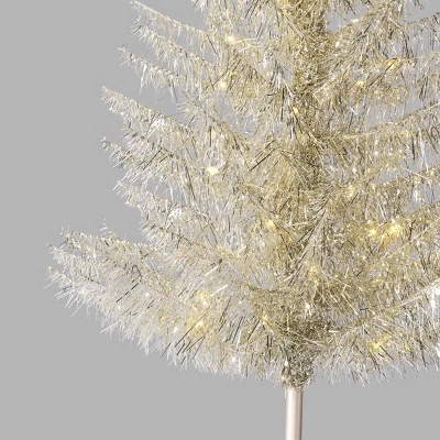 Christmas Champagne Tinsel Tree - Wondershop™ 5 Christmas Champagne Tinsel Tree - Wondershop™ - Image 3