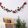 Christmas Fabric Poinsettia Garland Decor - Wondershop™ -Wondershop GUEST 935aa97f 3ed8 471c a1b4 4bb60f280bd2