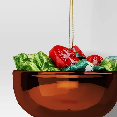Christmas Salad Bowl Ornament - Wondershop™ 4 Christmas Salad Bowl Ornament - Wondershop™ - Image 2