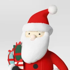 22" Fabric Santa Sculpture Holding Gifts - Wondershop™ Red/White -Wondershop GUEST 9632007b b82f 4f92 97b5 aa6b9b708152